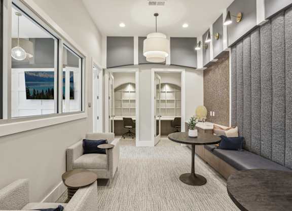 a modern private working space great for student and remote employee residents