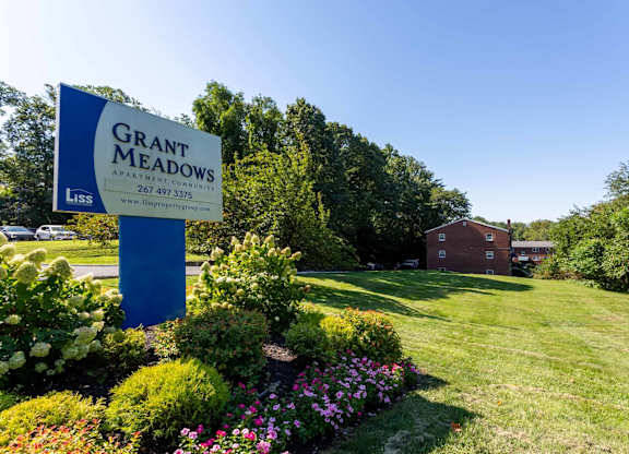 Property Signage at Grant Meadows Apartments, Philadelphia Pennsylvania