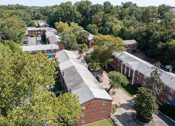 Aerial Parking Area View at Grant Meadows Apartments, Philadelphia, PA 19114