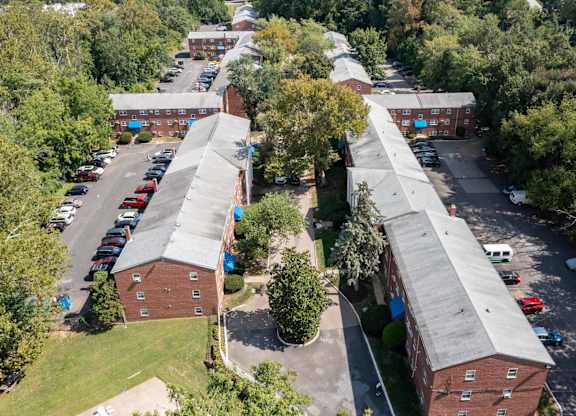 Aerial Exterior View at Grant Meadows Apartments, Pennsylvania, 19114