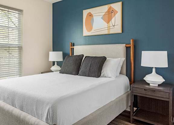 Comfortable Bedroom at Riverview Landing @ Valley Forge, Pennsylvania