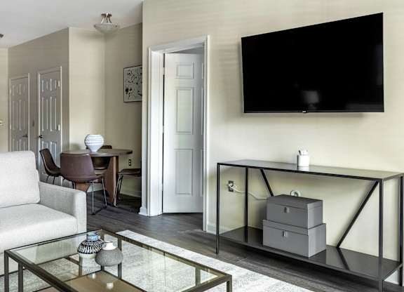 Modern Living Area at Riverview Landing @ Valley Forge, Eagleville, PA 19403