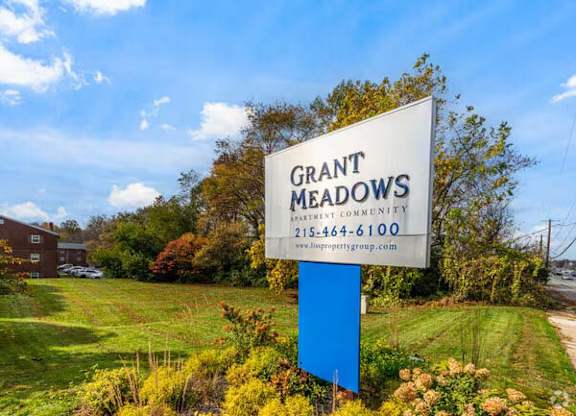 Property Signage at Grant Meadows Apartments, Philadelphia, 19114
