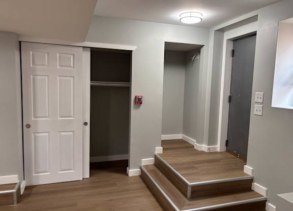 Closet View at Lawndale Apartments, Philadelphia