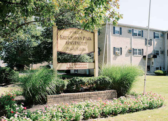 Property Signage at Krewstown Park Apartments, Philadelphia, PA 19115