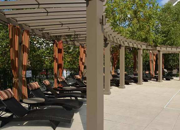 Shaded Relaxing Chairs at Riverview Landing @ Valley Forge, Pennsylvania