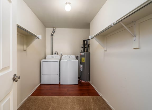 In-Unit Laundry at Woodland Villas