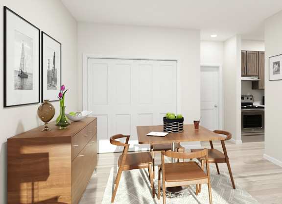 Renovated apartment homes at Westwood Village Apartments in Westland, MI.