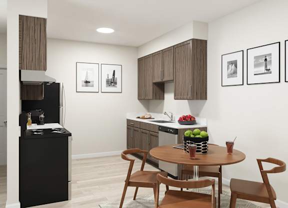 Renovated apartment homes at Westwood Village Apartments in Westland, MI.