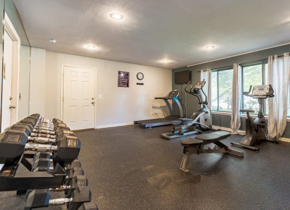 24/7 Fitness Center  at Three Oaks Apartments, Troy, Michigan