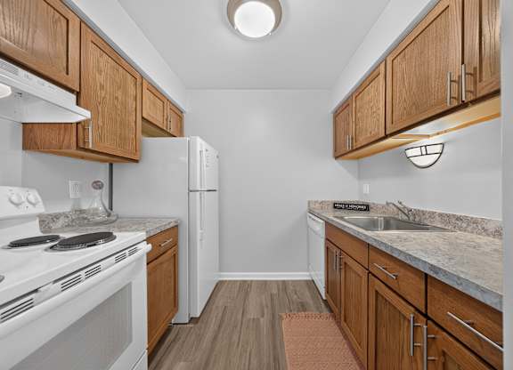 Spacious Kitchen at Lakeside Village Apartments