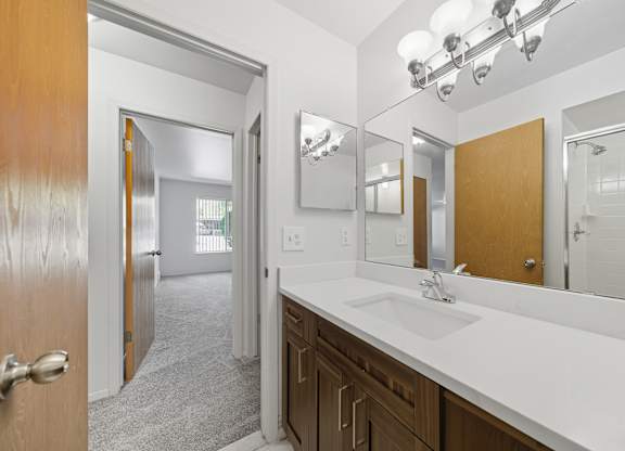 Classic Bathroom at Franklin River Apartments, Southfield, 48034