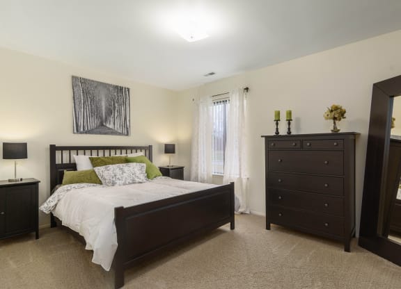 Eastwood Village Two Bedroom Model Bedroom