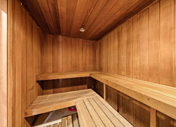 Dry Sauna Room at Knottingham Apartments in Clinton Township