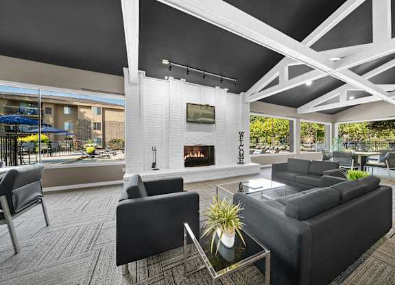 Rentable Clubhouse at Lakeside Village Apartments in Clinton Township