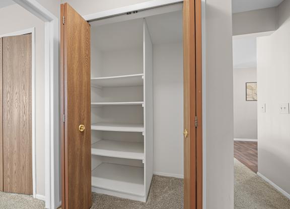 Spacious Closets at Lakeside Village Apartments Clinton Township MI