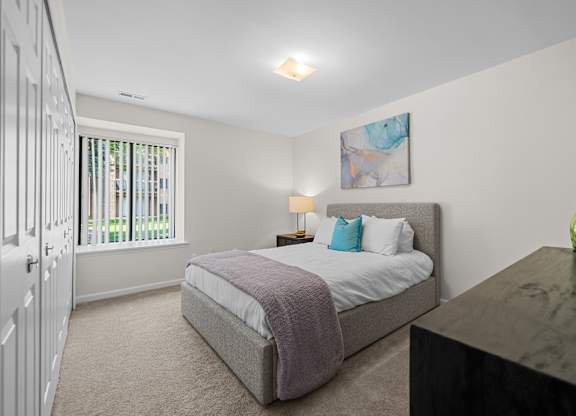 Spacious Bedroom at Lakeside Village Apartments Clinton Township MI
