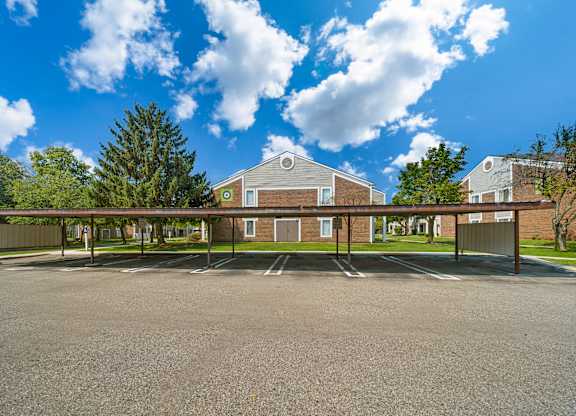 Covered parking at Park Lane Apartments, Michigan, 48033