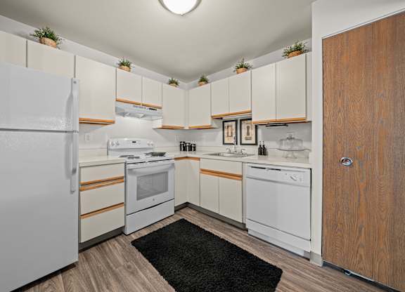 Modern Kitchen at Park Lane Apartments, Michigan, 48033