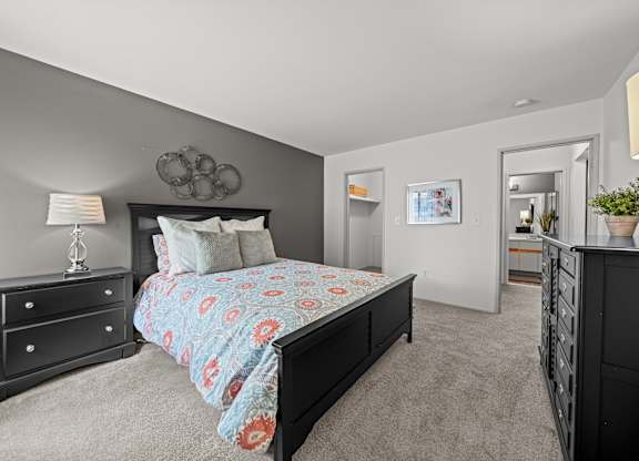 Master Bedroom at Park Lane Apartments, Southfield, Michigan