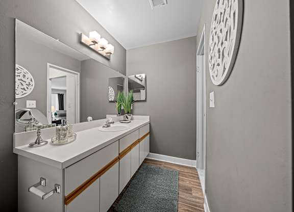Bathroom Vanity at Park Lane Apartments, Southfield