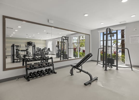 Fitness Centerat Osprey Park 62+ Apartments, Florida