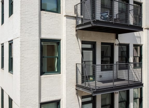 Balcony at Arcade Artist Apartments, St Louis, 63101