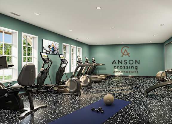 Fitness Room at Anson Crossing Apartments, Maxwell