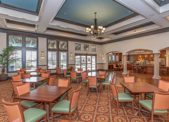 Clubhouse Lounge at Mariposa at Clear Creek Webster 55+ Apartments, Webster Texas
