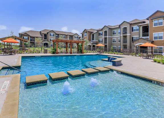 Sparkling Pool at Hazelwood Place Apartments, Princeton, 75407