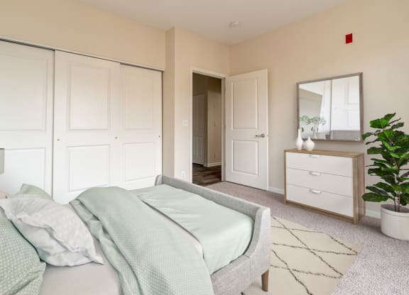 Bedroom With Closet at 808 Berry Place, Saint Paul Minnesota
