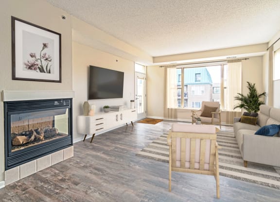 Spacious Living Room at 808 Berry Place, Saint Paul Minnesota