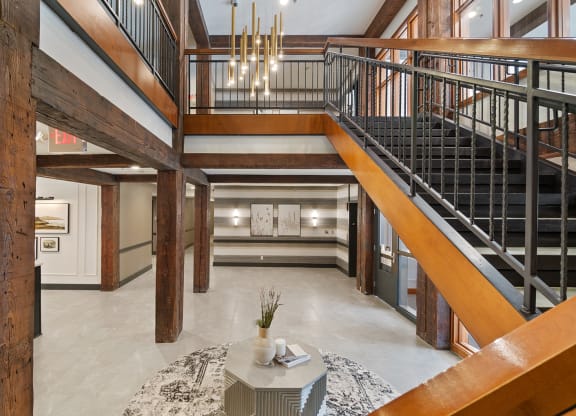 Lobby With Staircase at 808 Berry Place, Minnesota, 55114