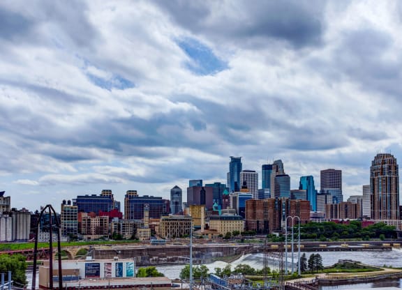 Skyline at A-Mill Artist Lofts, Minneapolis, 55414
