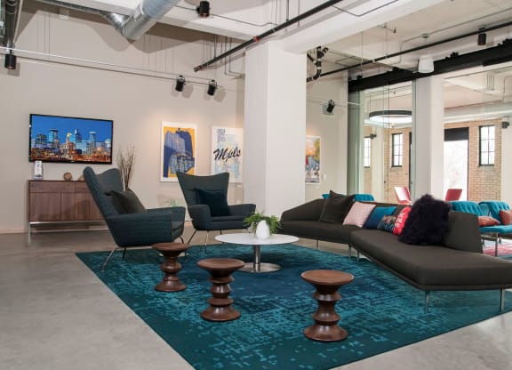 Clubroom at A-Mill Artist Lofts, Minneapolis, 55414