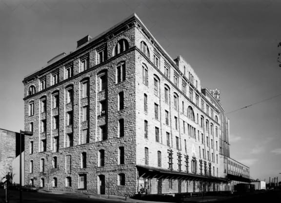 Historic Exterior at A-Mill Artist Lofts, Minneapolis, 55414