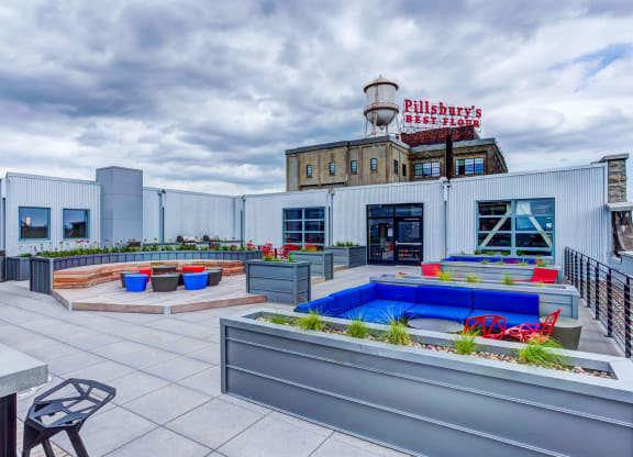 Rooftop at A-Mill Artist Lofts, Minneapolis