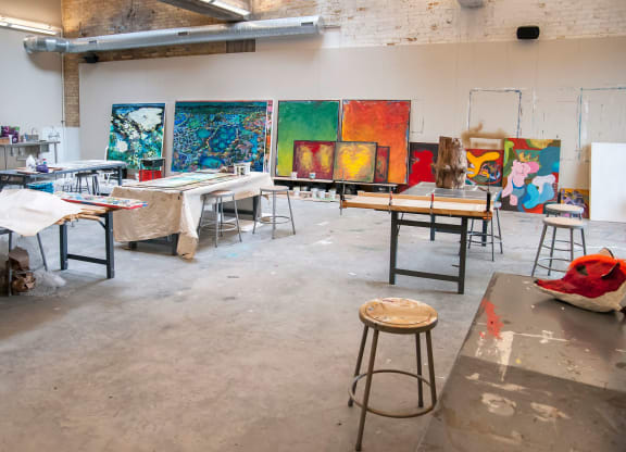 Paint Studio at A-Mill Artist Lofts, Minnesota, 55414