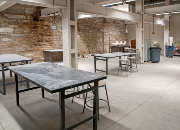 Pottery Studio at A-Mill Artist Lofts, Minneapolis, MN