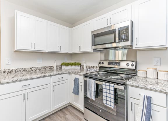 Fully Furnished Kitchen at Alexander at Stonecrest Apartments, Lithonia, 30058