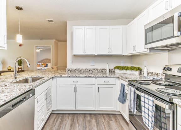Model Kitchen at Alexander at Stonecrest Apartments, Lithonia, GA