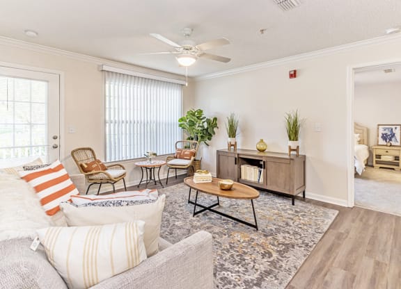 Model Living Room at Alexander at Stonecrest Apartments, Georgia, 30058