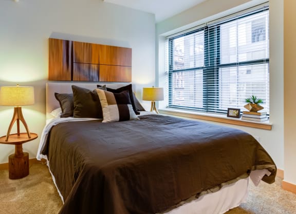 Bedroom at Arcade Apartments, Missouri, 63101