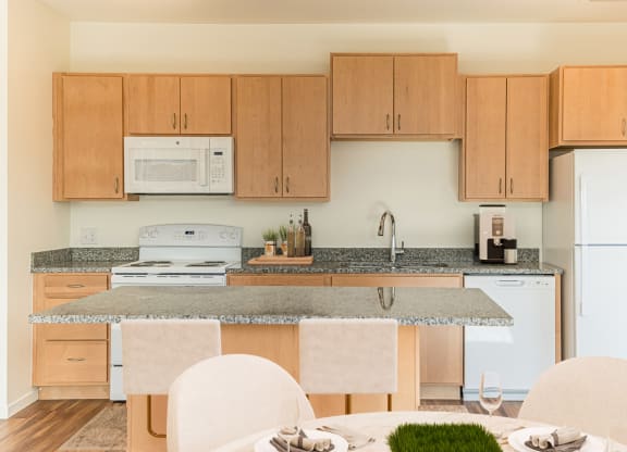 Dominium-Ashlynn Ridge-Virtually Staged Apt 2 Kitchen