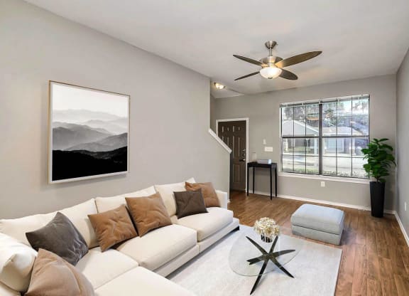 Beckley_Model Townhome Living Room