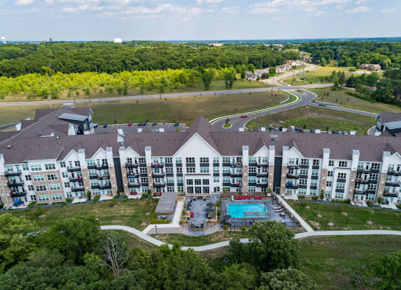 Aerial View of Property at The Bluffs at Liberty Glen, St. Cloud, Minnesota