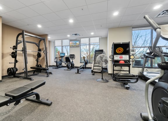 Modern Fitness Center at The Bluffs at Nine Mile Creek, Minnesota