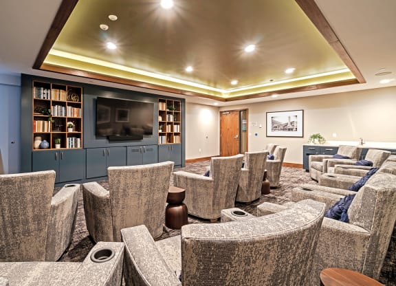 Dominium_Bren Road Station_Theater Room at Bren Road Station 55+ Apartments, Minnetonka, MN, 55343