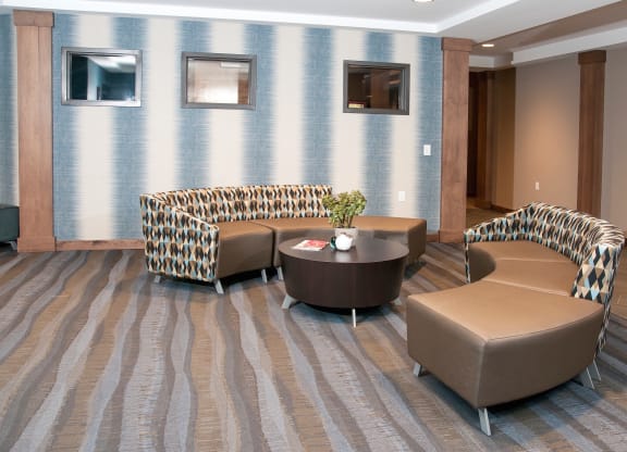 Lobby at The Cambric Senior Apartments, St. Paul, 55106