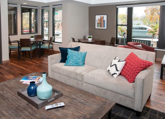 Living Area at The Cambric Senior Apartments, Minnesota